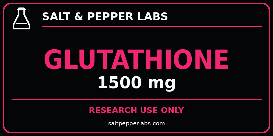 Glutathione 1500 mg master label