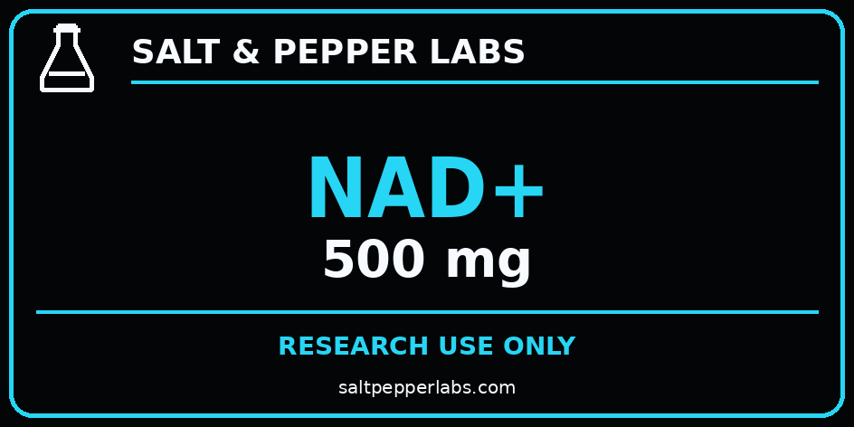 NAD+ 500 mg master label